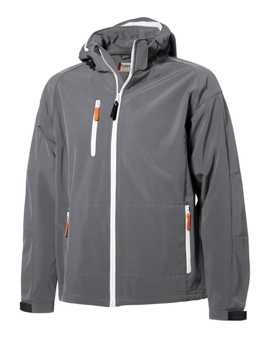 Clique Serac Stretch Softshell Mens Full Zip Jacket