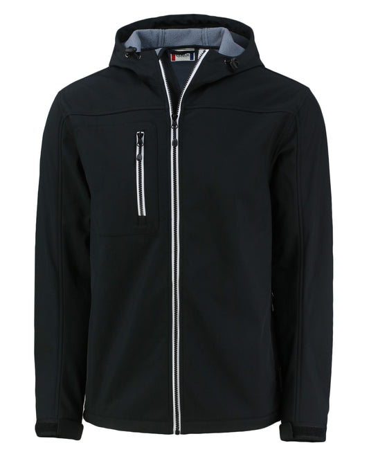 Clique Telemark Recycled Stretch Softshell Mens Full Zip Hooded Jacket