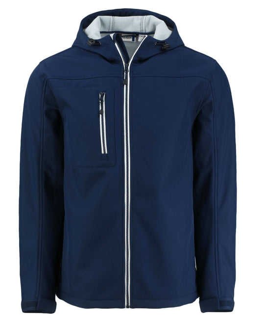 Clique Telemark Recycled Stretch Softshell Mens Full Zip Hooded Jacket
