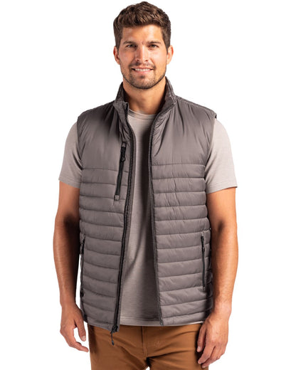 Clique Valhalla Full Zip Mens Puffer Vest - MQO00082
