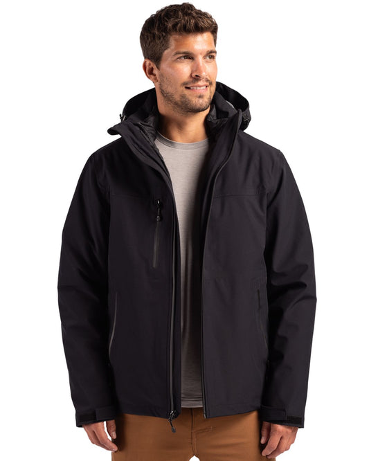 Clique Cornice 3-in-1 Eco Waterproof Parka + Inner Layer Full Zip Mens Jacket System - MQO00083