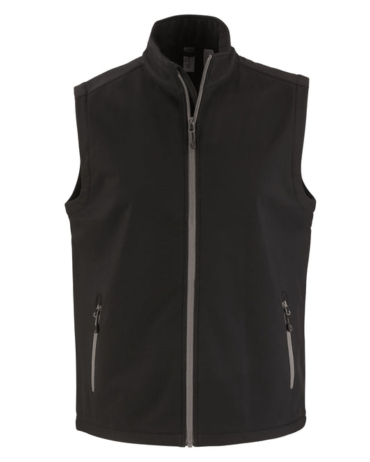 Clique Tempo Recycled Stretch Softshell Mens Full Zip Vest