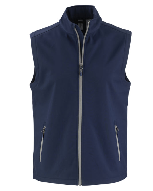 Clique Tempo Recycled Stretch Softshell Mens Full Zip Vest