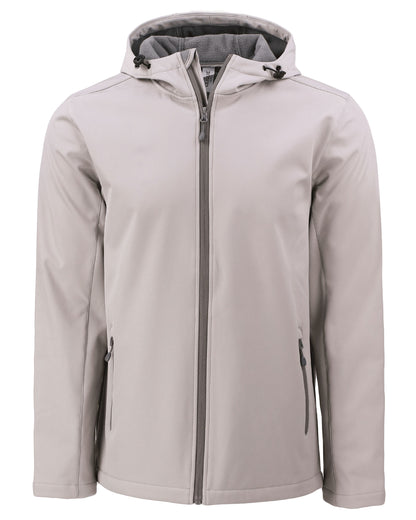 Clique Tempo Recycled Stretch Softshell Mens Full Zip Hooded Jacket