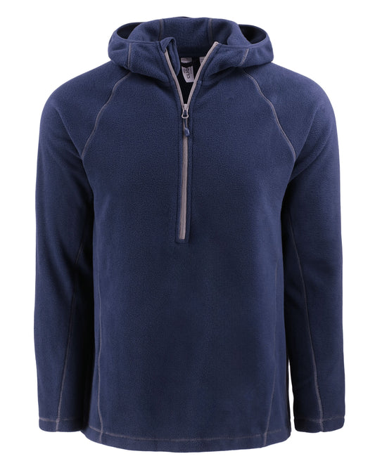 Clique Powder Recycled Fleece Mens Half Zip Sweatshirt