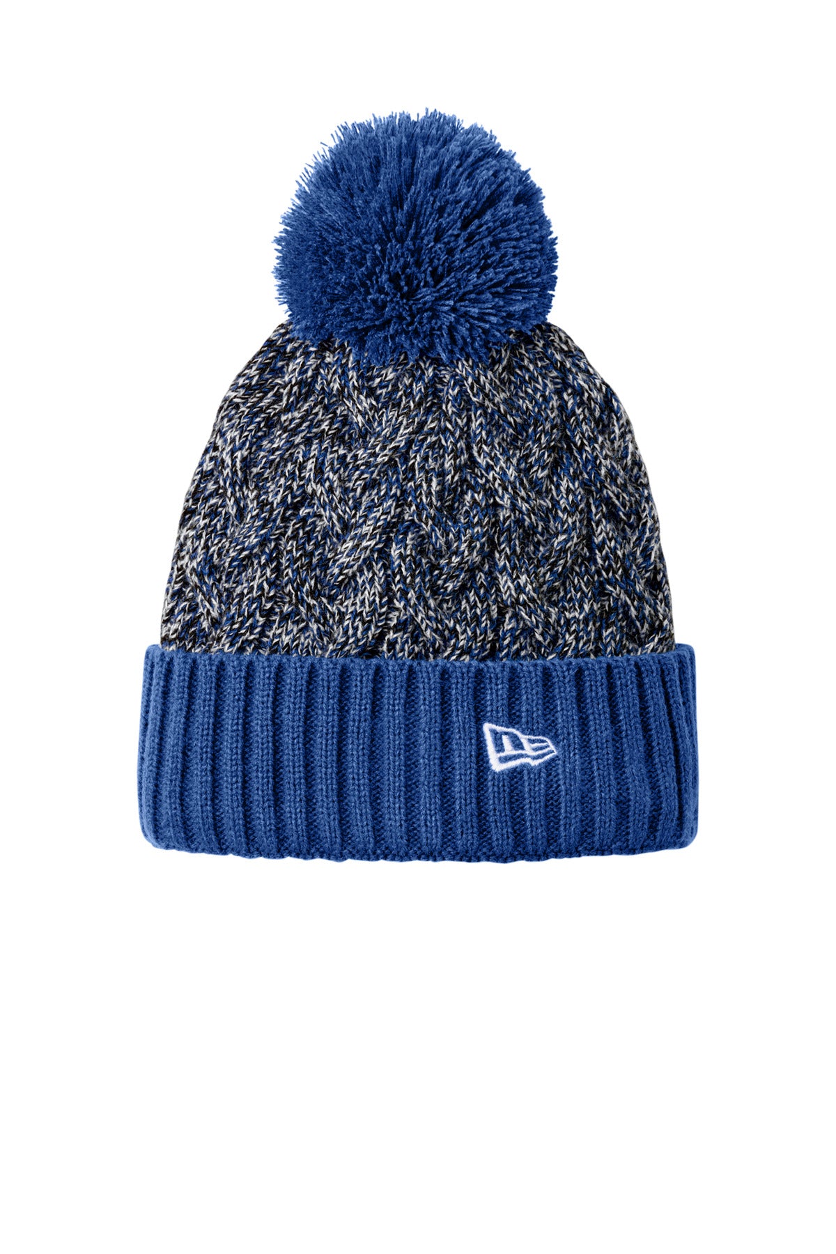 New Era® Marled Knit Pom Beanie
