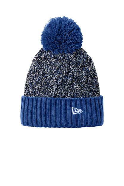 New Era® Marled Knit Pom Beanie