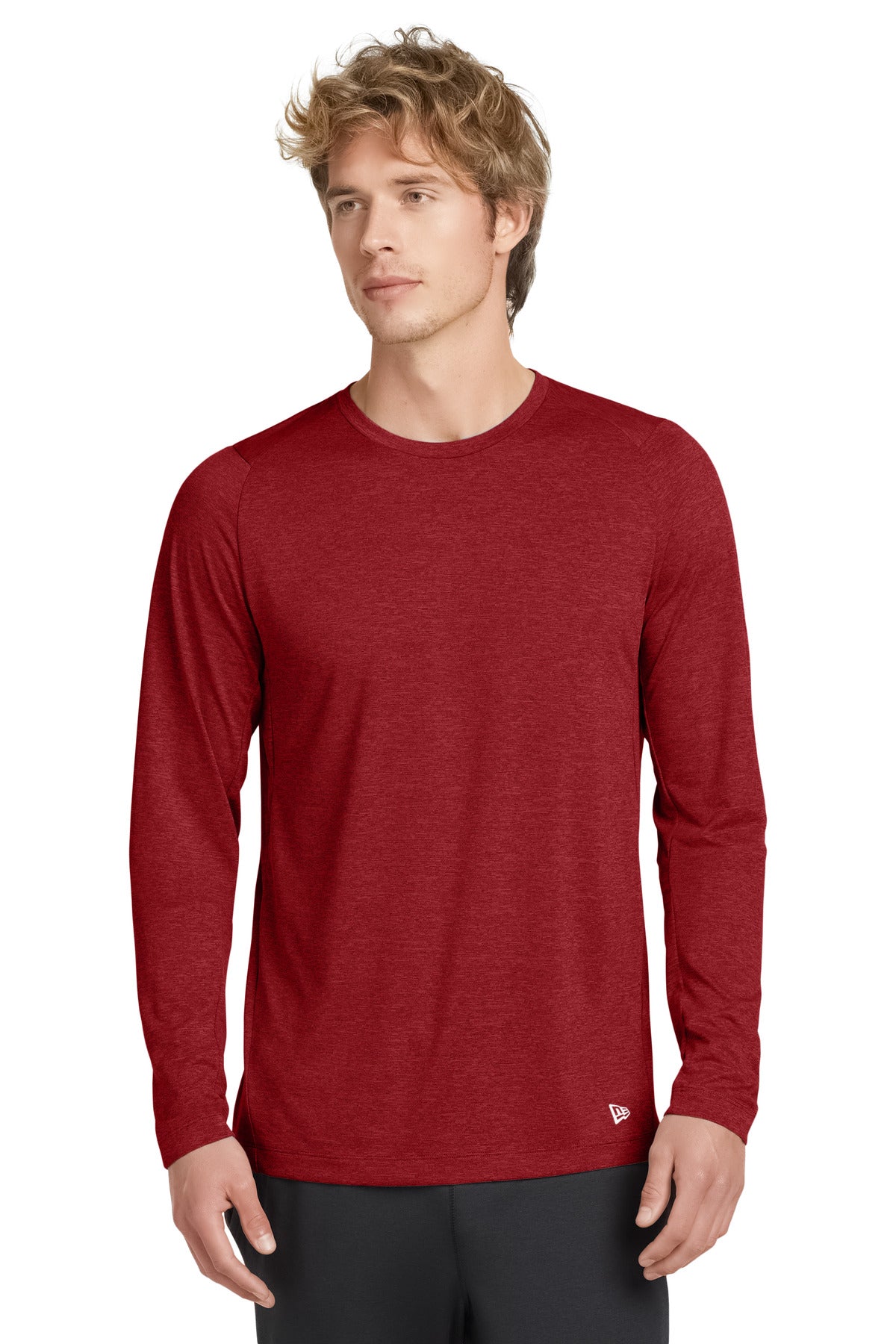 New Era ? Series Performance Long Sleeve Crew Tee. NEA2