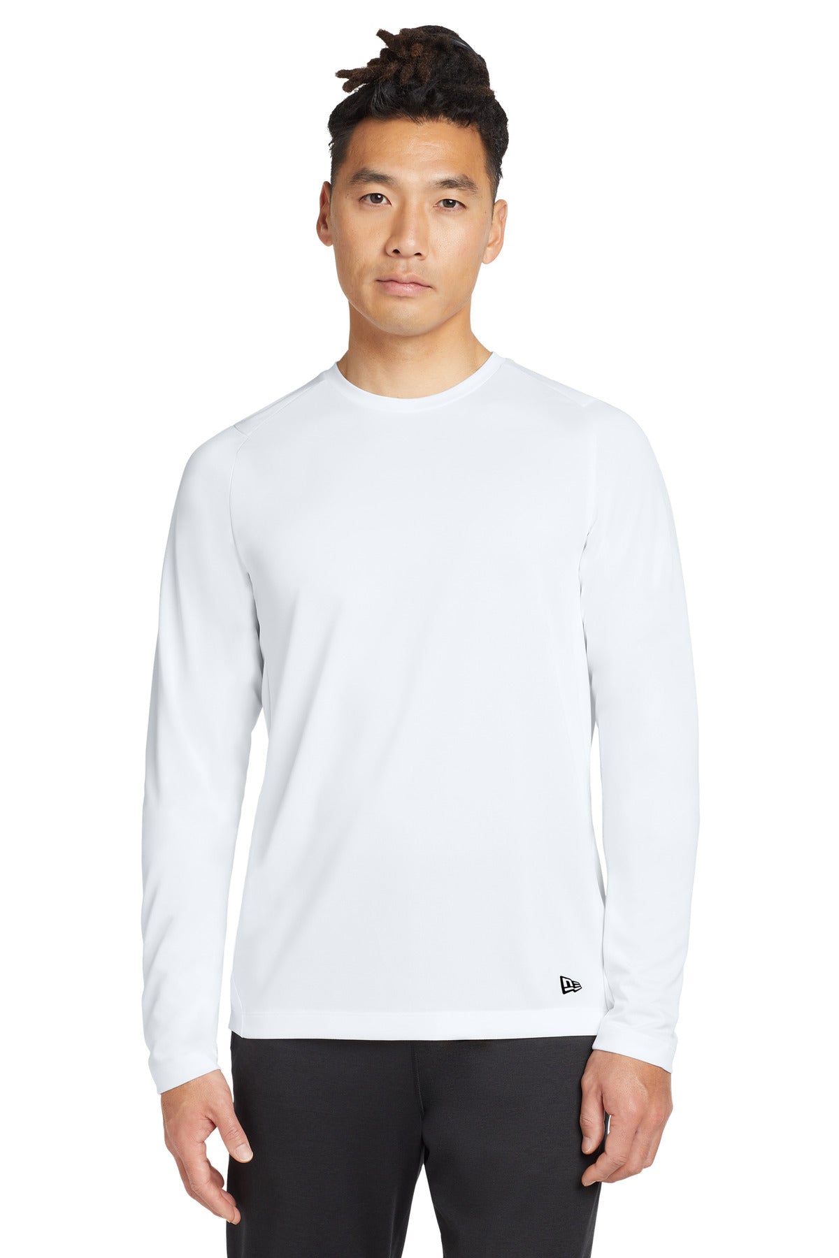 New Era ? Series Performance Long Sleeve Crew Tee. NEA2