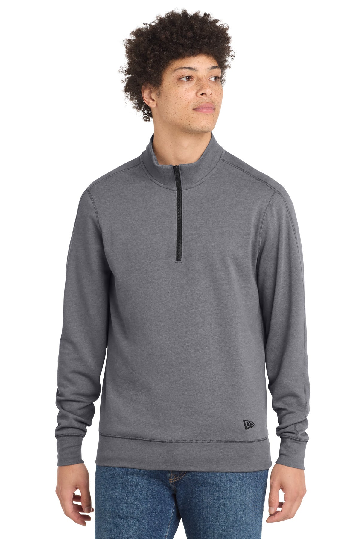 New Era ® Tri-Blend Fleece 1/4-Zip Pullover