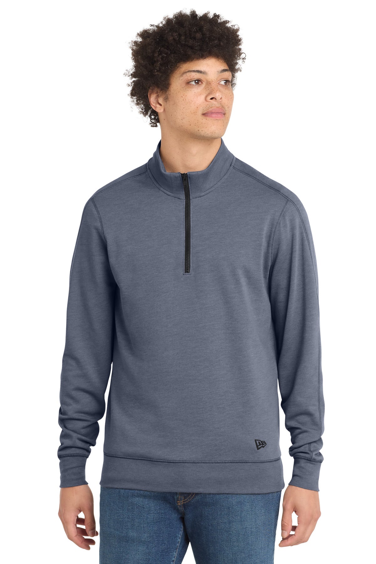 New Era ® Tri-Blend Fleece 1/4-Zip Pullover