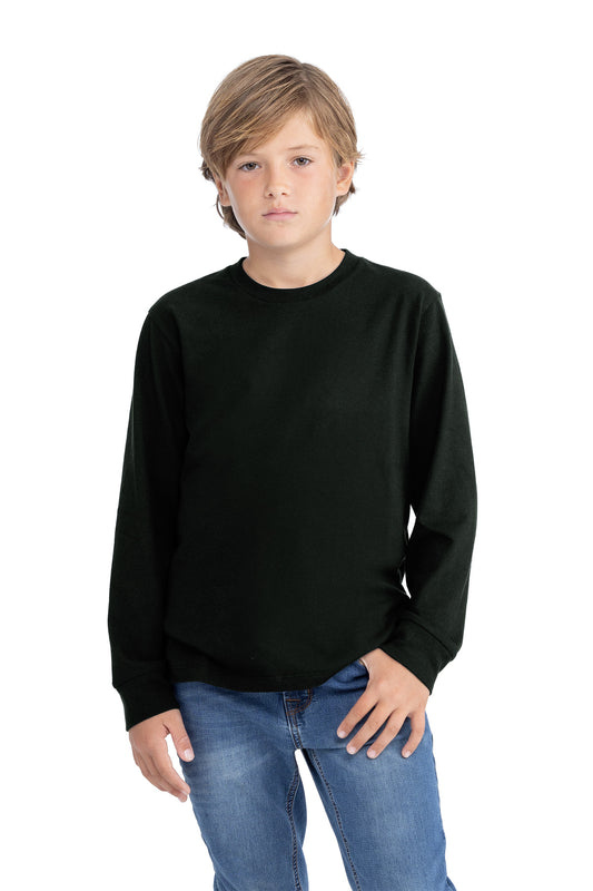 Next Level Apparel? Youth Cotton Long Sleeve Tee NL3311