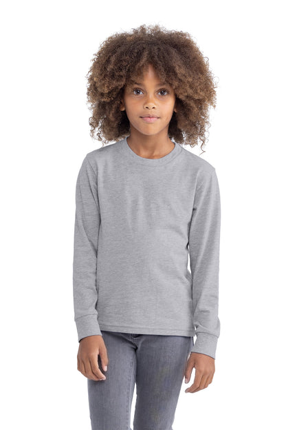Next Level Apparel? Youth Cotton Long Sleeve Tee NL3311