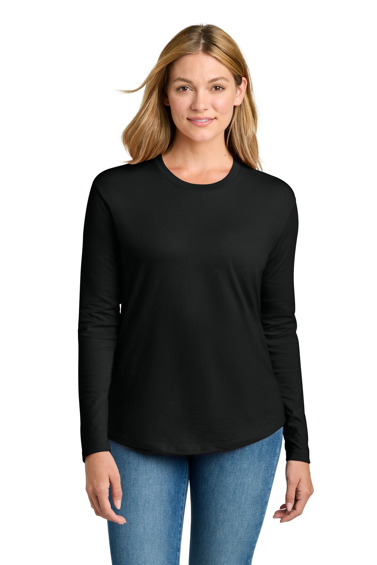 Next Level Apparel® Women's Cotton Relaxed Long Sleeve Tee
