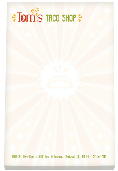 Souvenir 4 x 6 Scratch Pad 50 Sheet-NS4A6A50