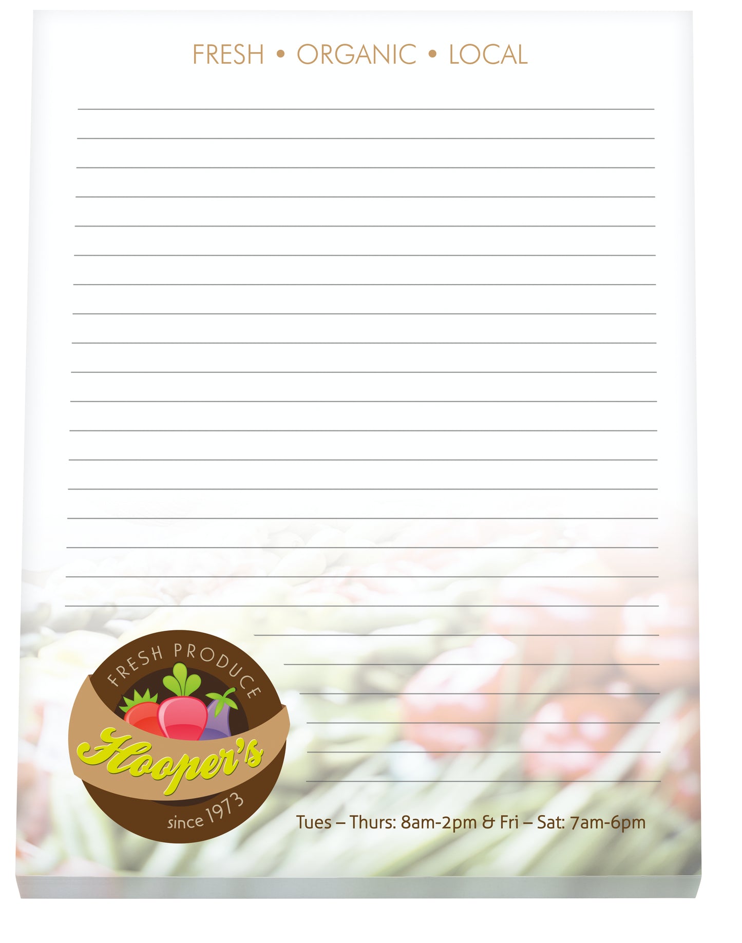 Souvenir 85 x 11 Scratch Pad 25 Sheet-NS8I11A25