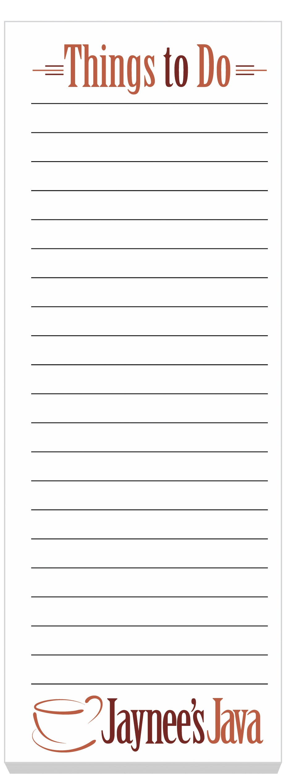 Souvenir Sticky Note 3 x 8 Pad with Magnet 25 sheet-P3A8A25M