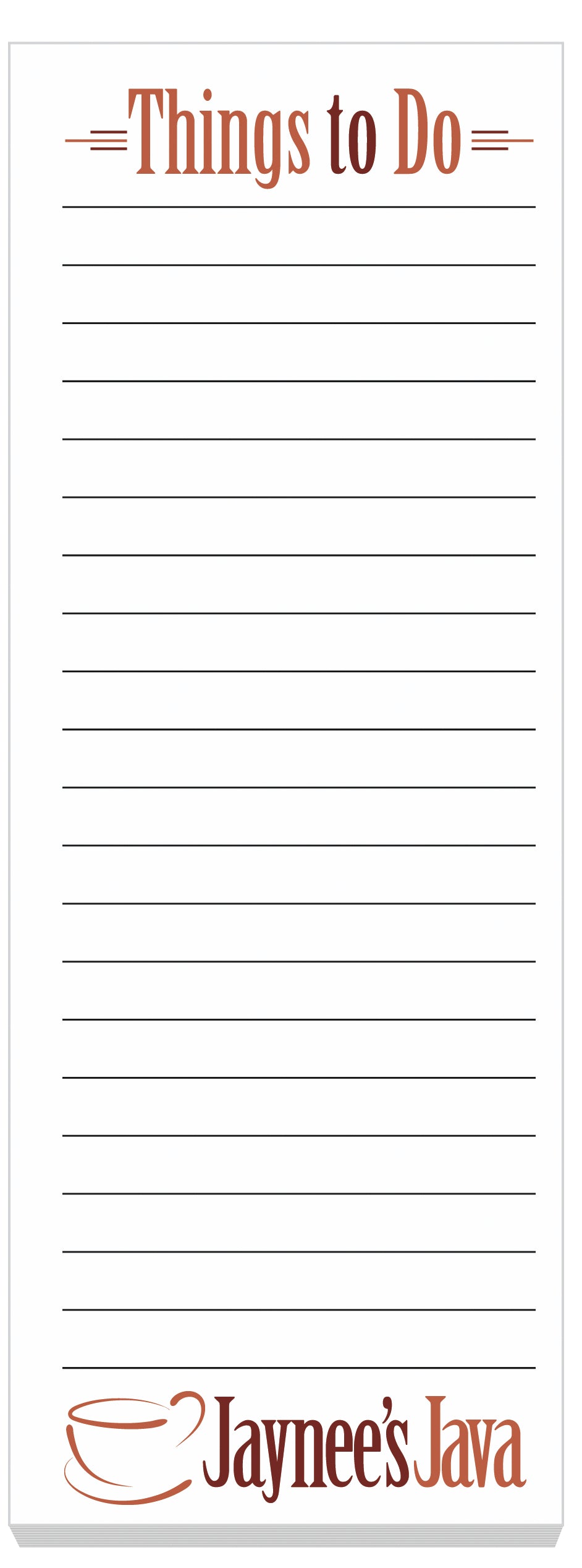 Souvenir Sticky Note 3 x 8 Pad with Magnet 25 sheet-P3A8A25M