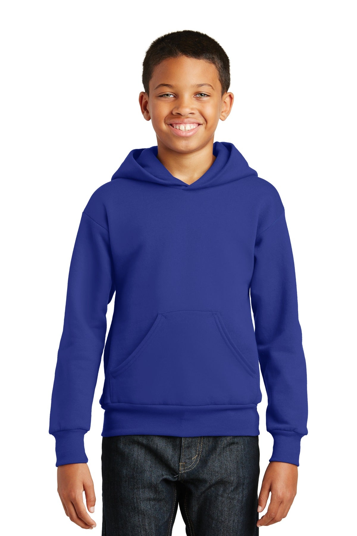 Hanes? - Youth EcoSmart? Pullover Hooded Sweatshirt.  P