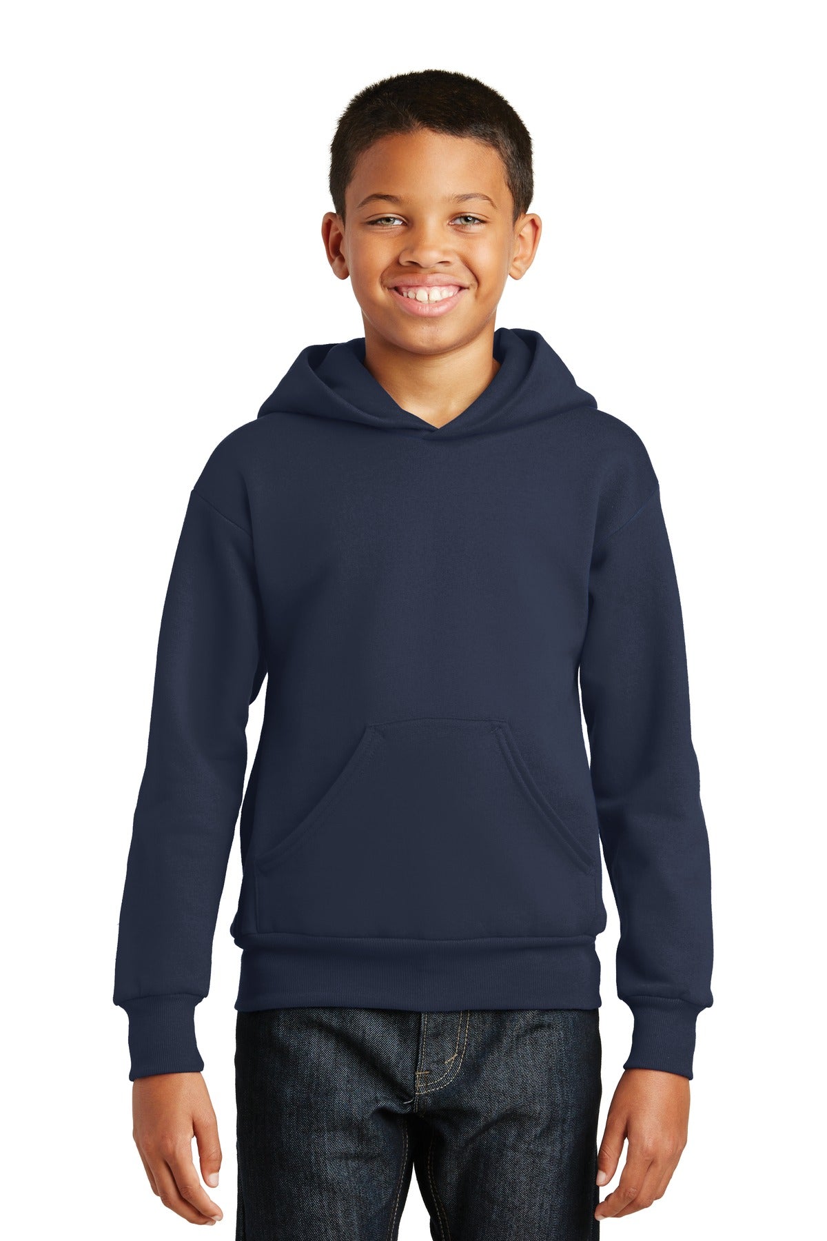 Hanes? - Youth EcoSmart? Pullover Hooded Sweatshirt.  P