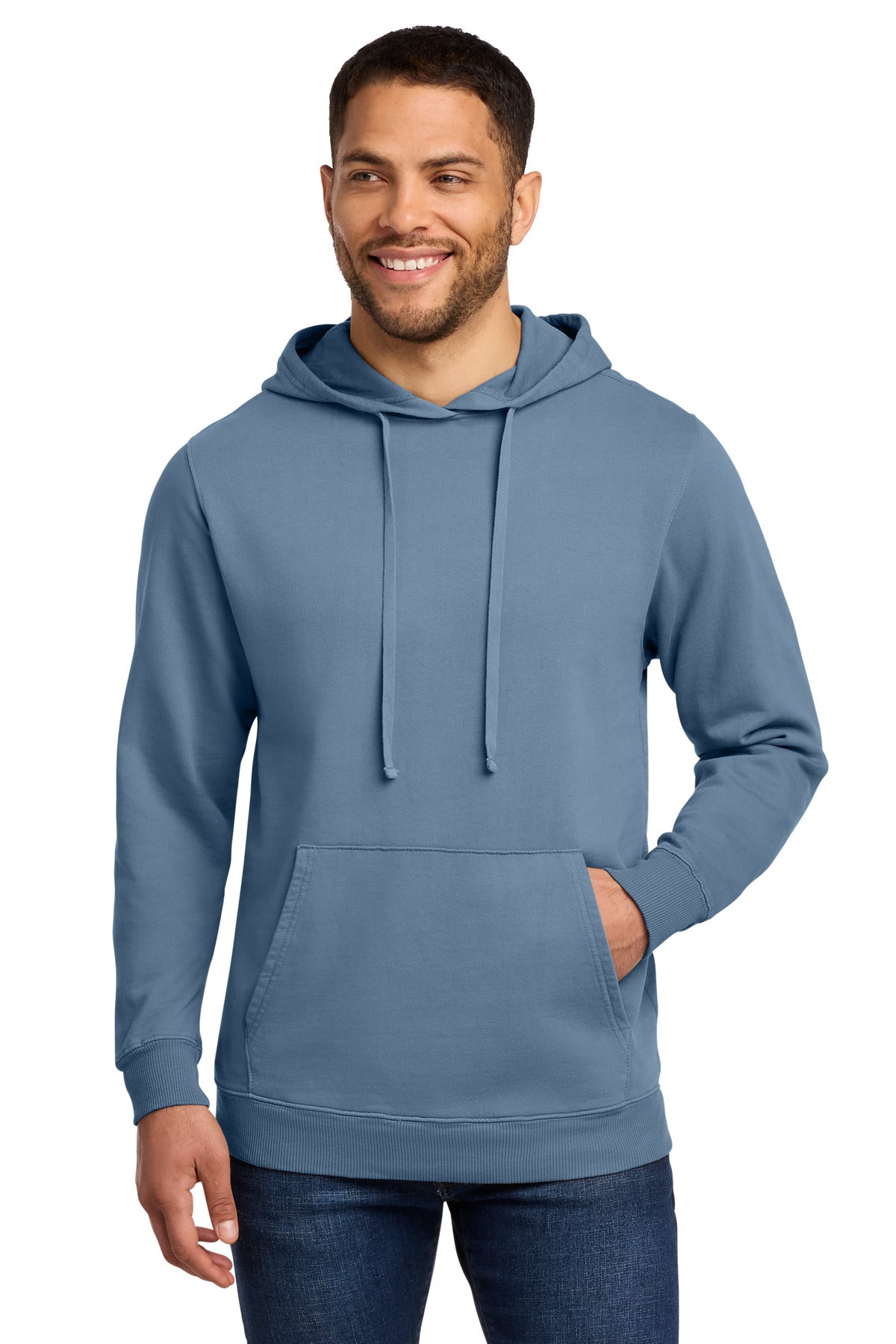 Port & Co™ Beach Wash® Garment-Dyed Pullover Hooded Sweatshirt