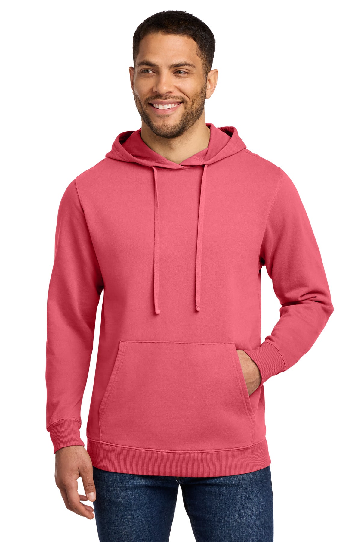 Port & Co™ Beach Wash® Garment-Dyed Pullover Hooded Sweatshirt