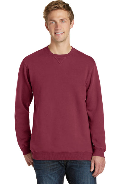 Port & Company? Beach Wash? Garment-Dyed Crewneck Sweat