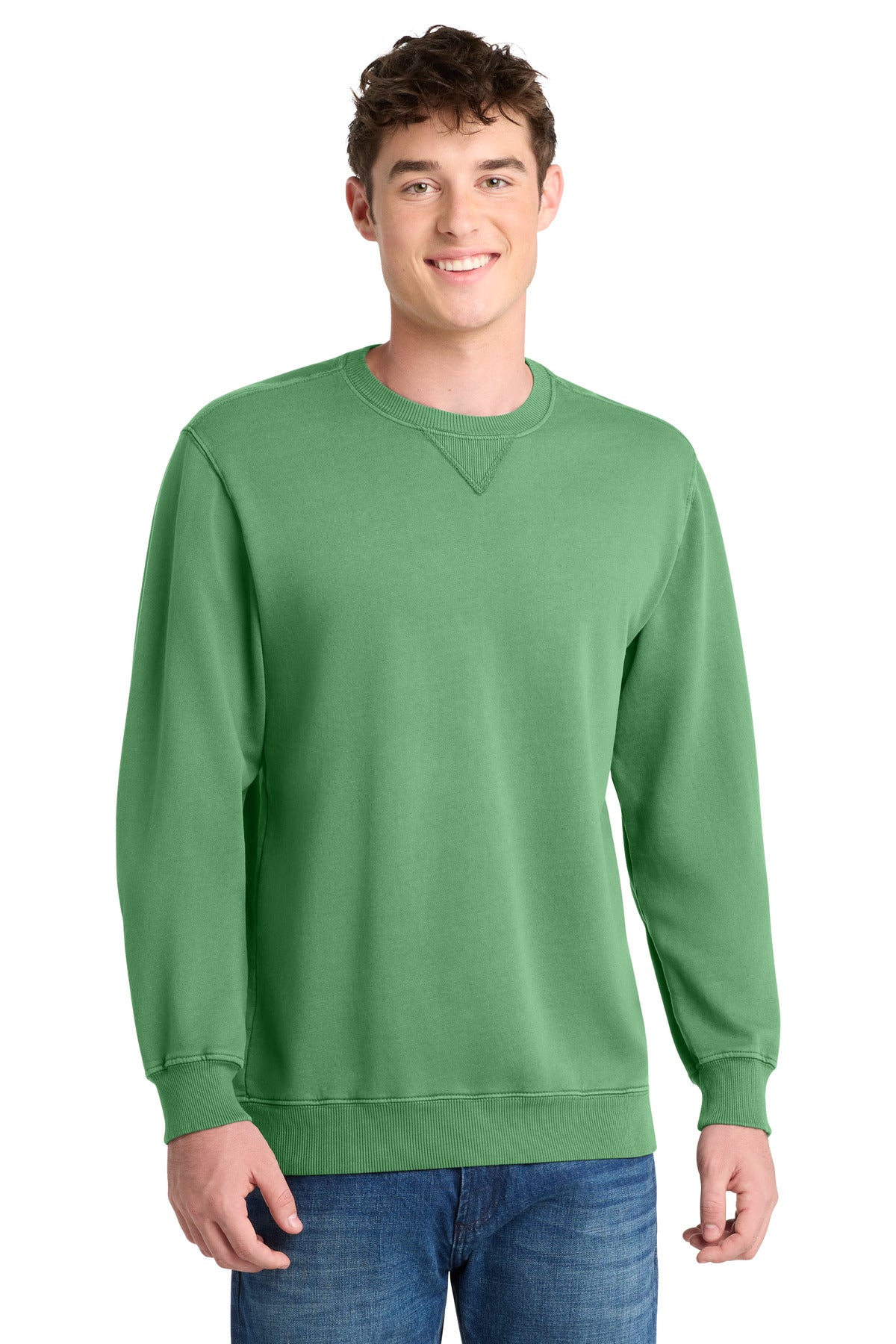 Port & Co™ Beach Wash® Garment-Dyed Crewneck Sweatshirt