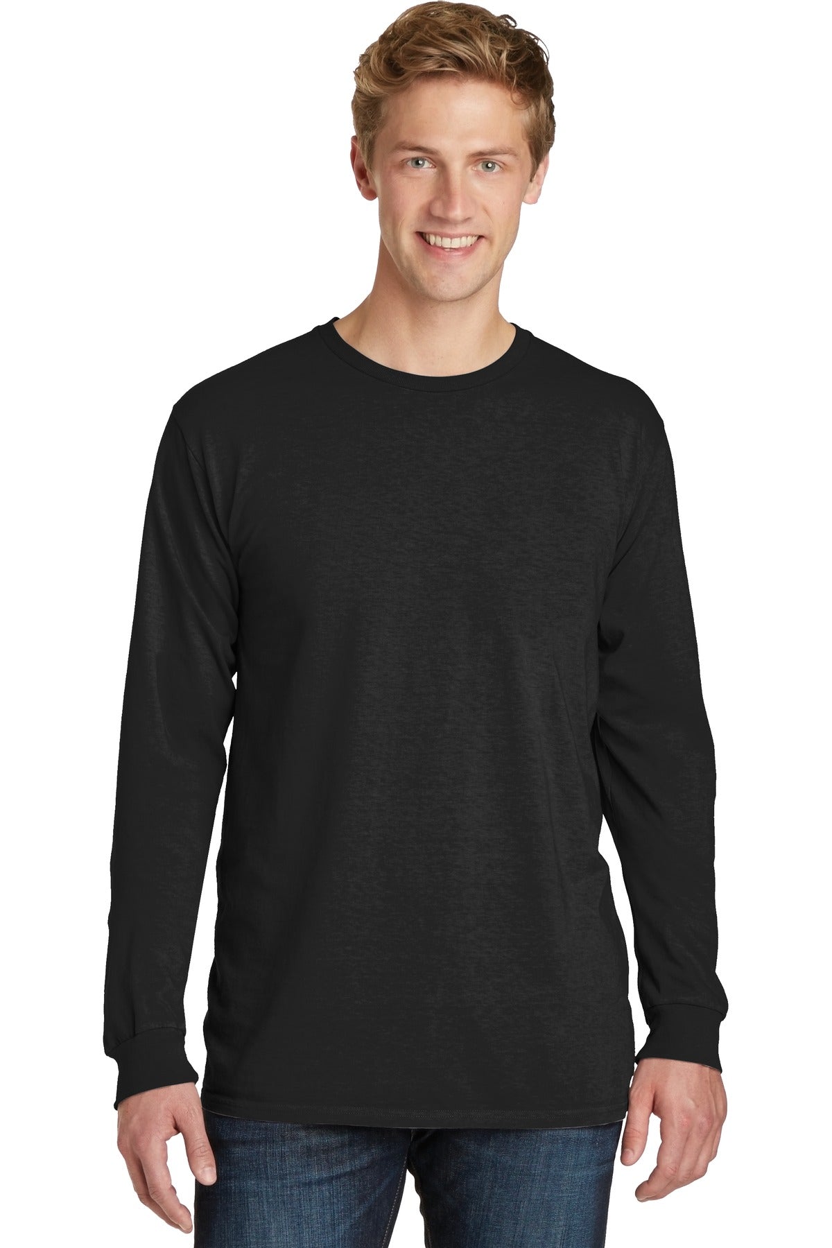Port & Company? Beach Wash? Garment-Dyed Long Sleeve Te