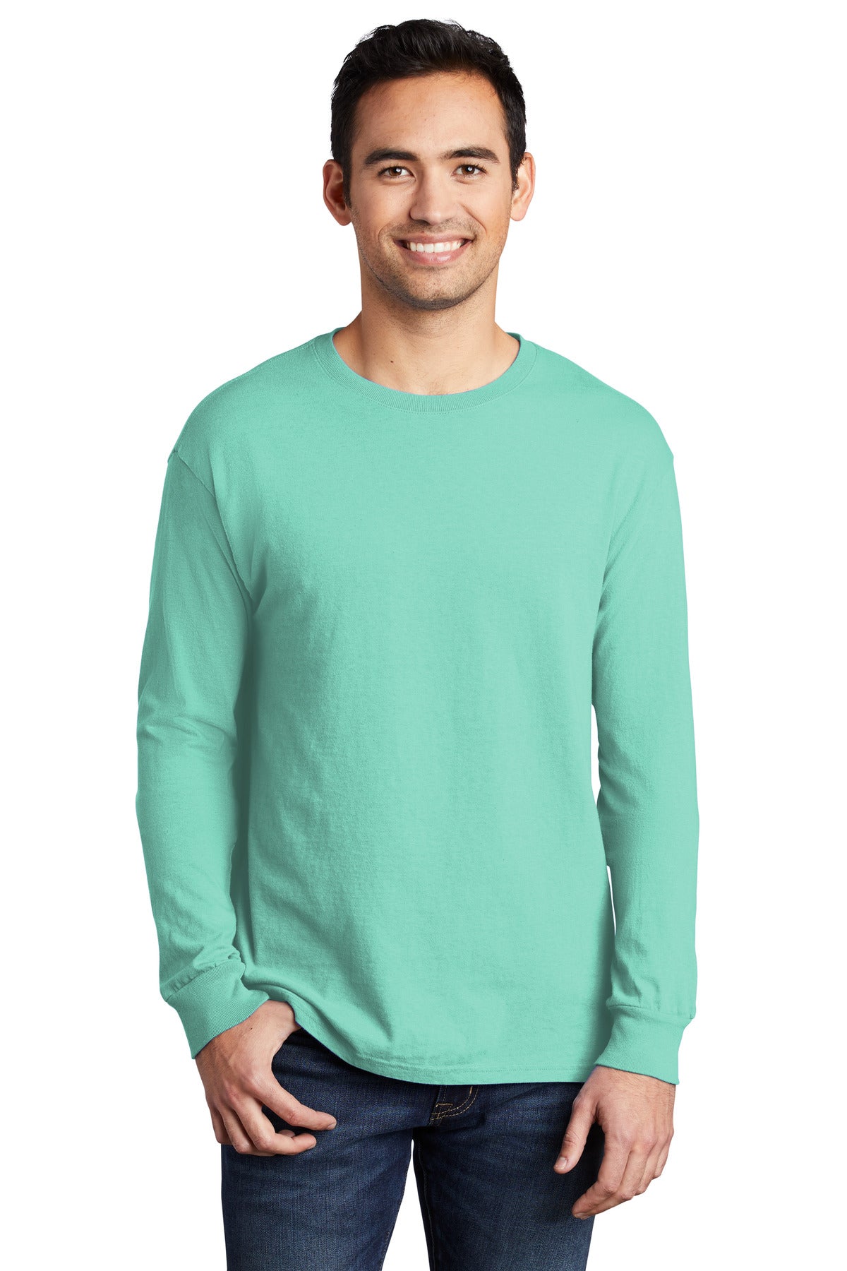 Port & Company? Beach Wash? Garment-Dyed Long Sleeve Te