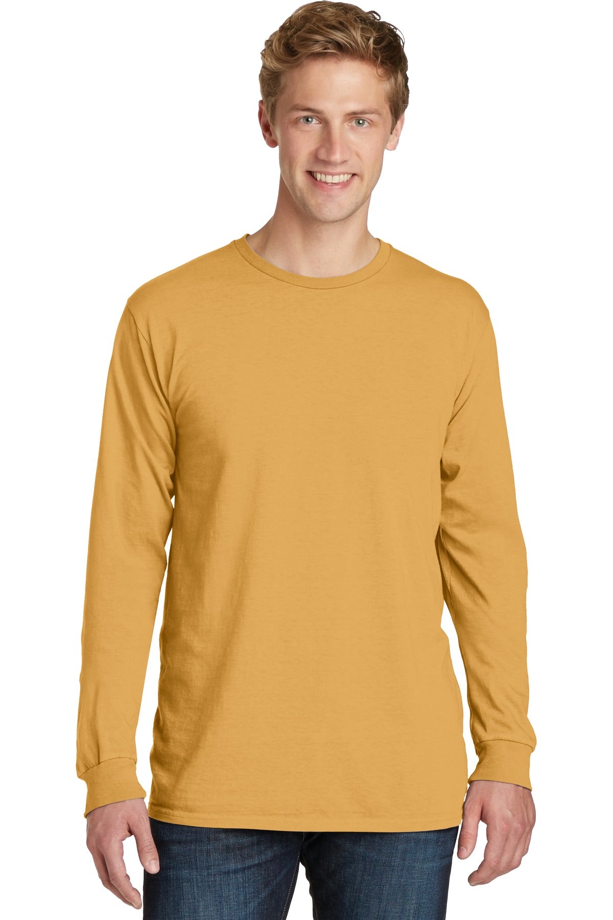 Port & Company? Beach Wash? Garment-Dyed Long Sleeve Te