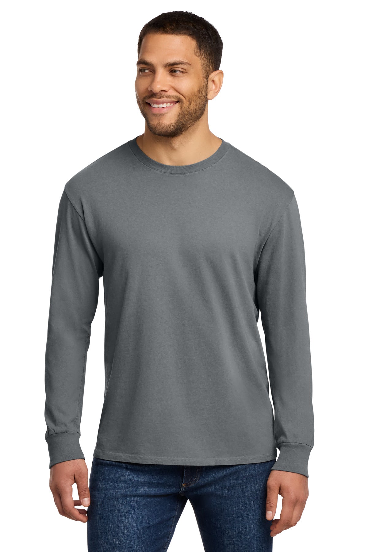 Port & Co™ Beach Wash® Garment-Dyed Long Sleeve Tee