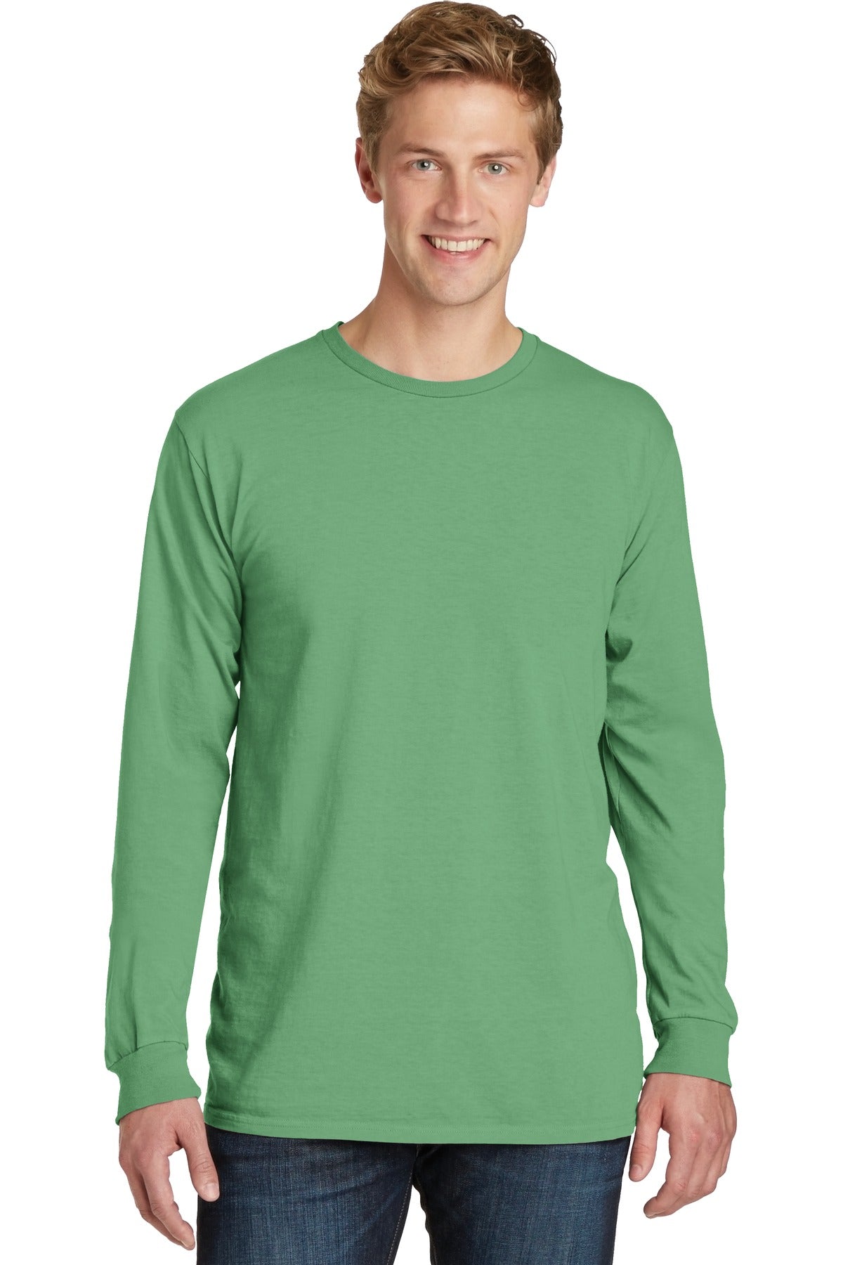 Port & Company? Beach Wash? Garment-Dyed Long Sleeve Te