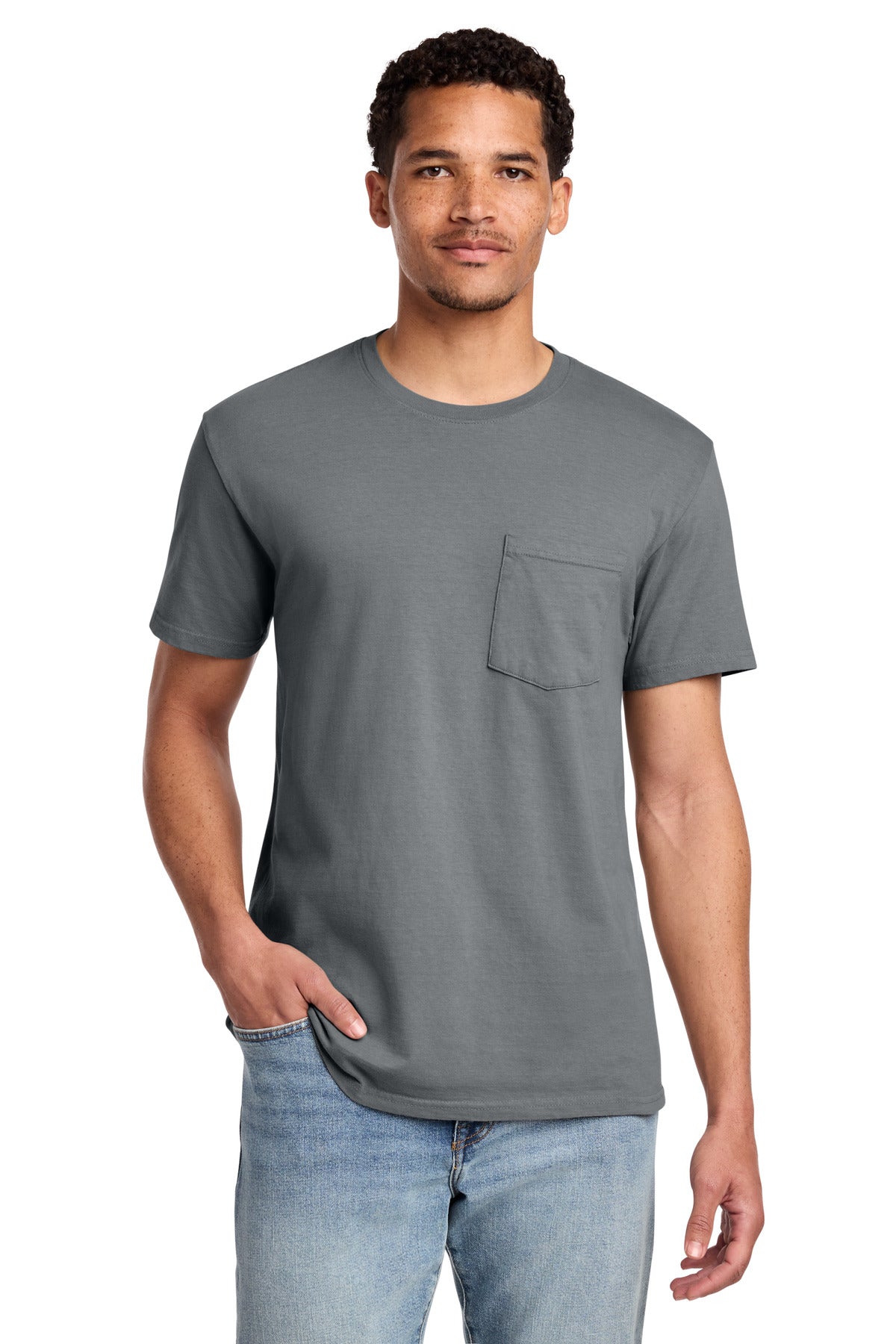 Port & Co™ Beach Wash® Garment-Dyed Pocket Tee