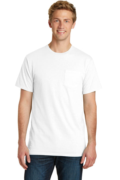 Port & Company? Beach Wash? Garment-Dyed Pocket Tee.  P