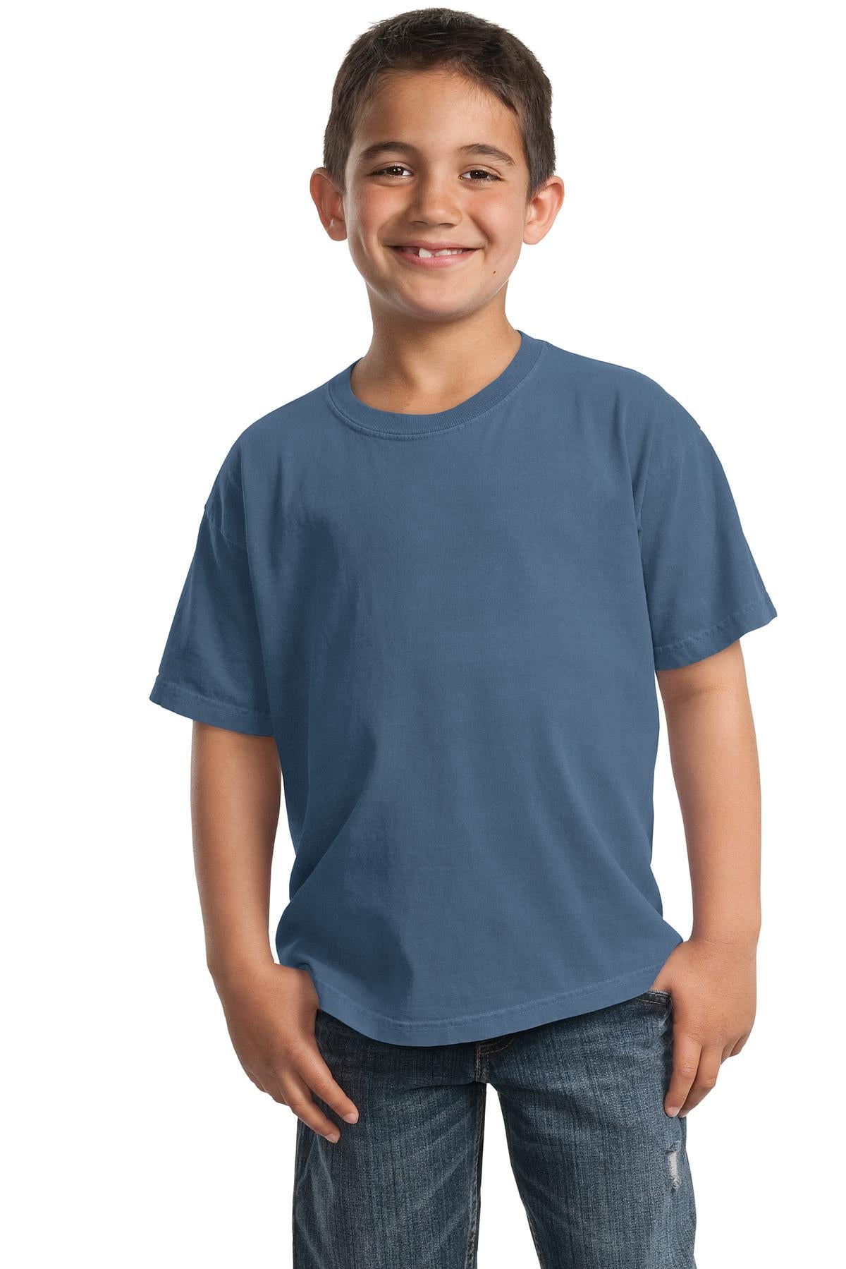 Port & Company? Youth Beach Wash? Garment-Dyed Tee. PC0