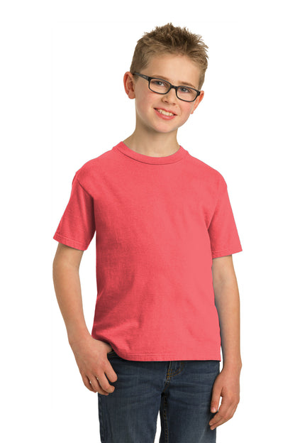 Port & Company? Youth Beach Wash? Garment-Dyed Tee. PC0