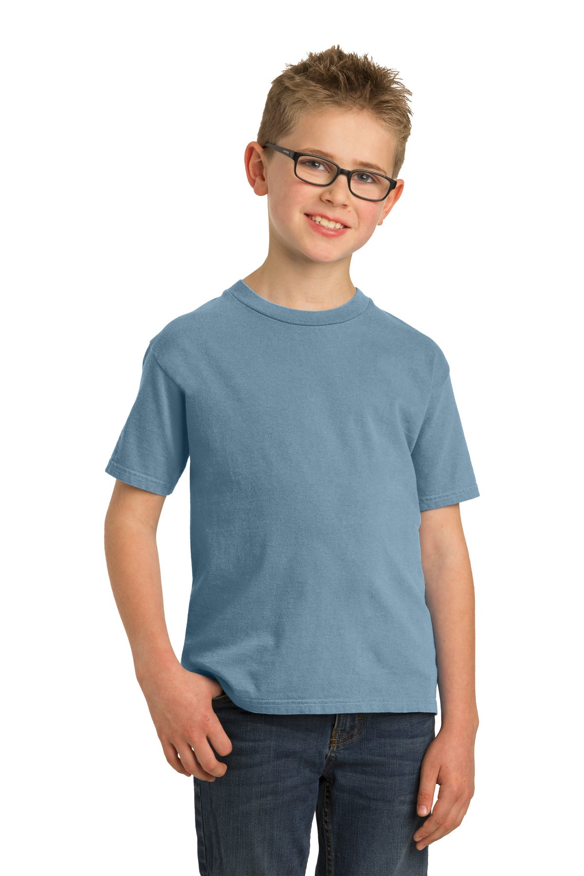 Port & Company? Youth Beach Wash? Garment-Dyed Tee. PC0