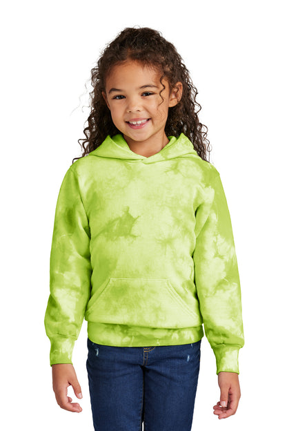Port & Company? Youth Crystal Tie-Dye Pullover Hoodie P