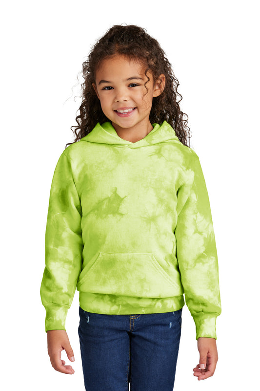Port & Company? Youth Crystal Tie-Dye Pullover Hoodie P