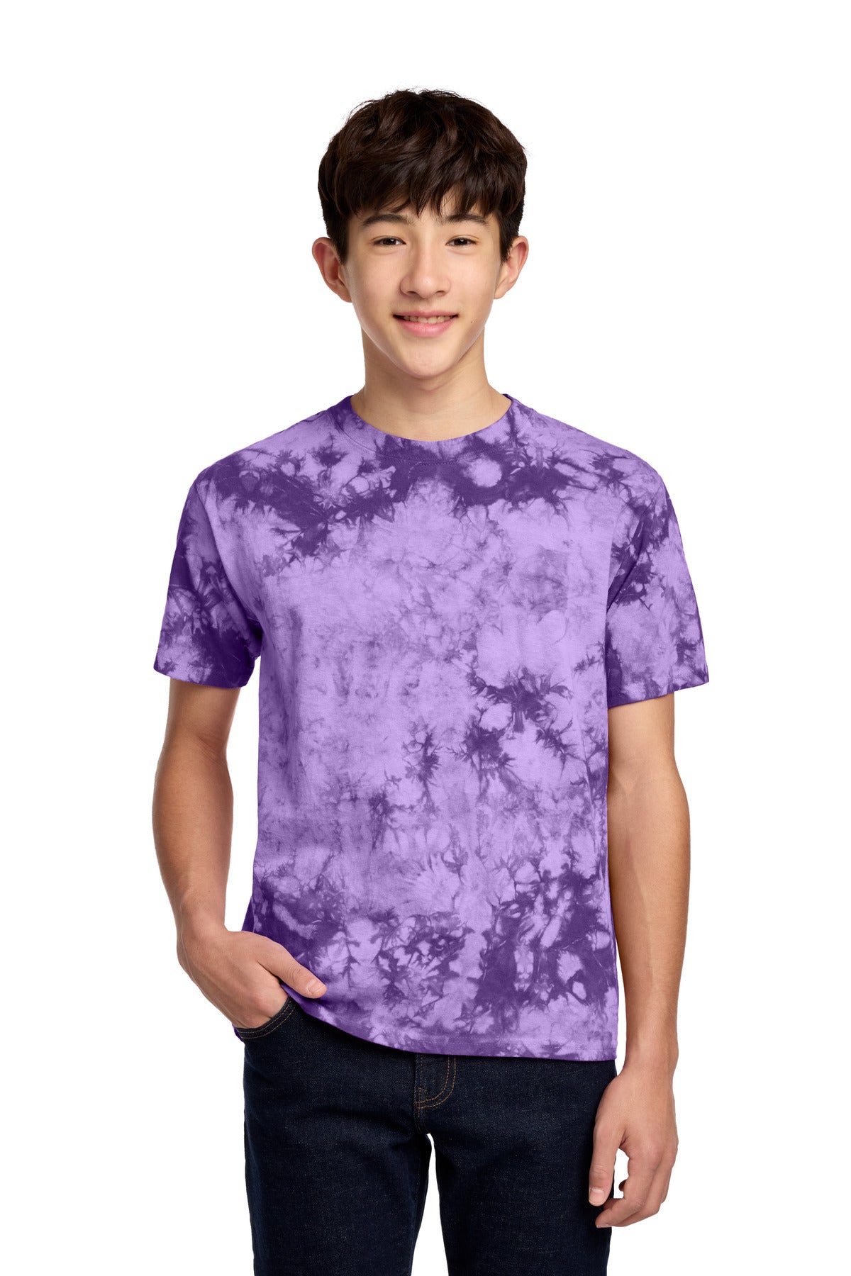 Port & Co™ Youth Crystal Tie-Dye Tee