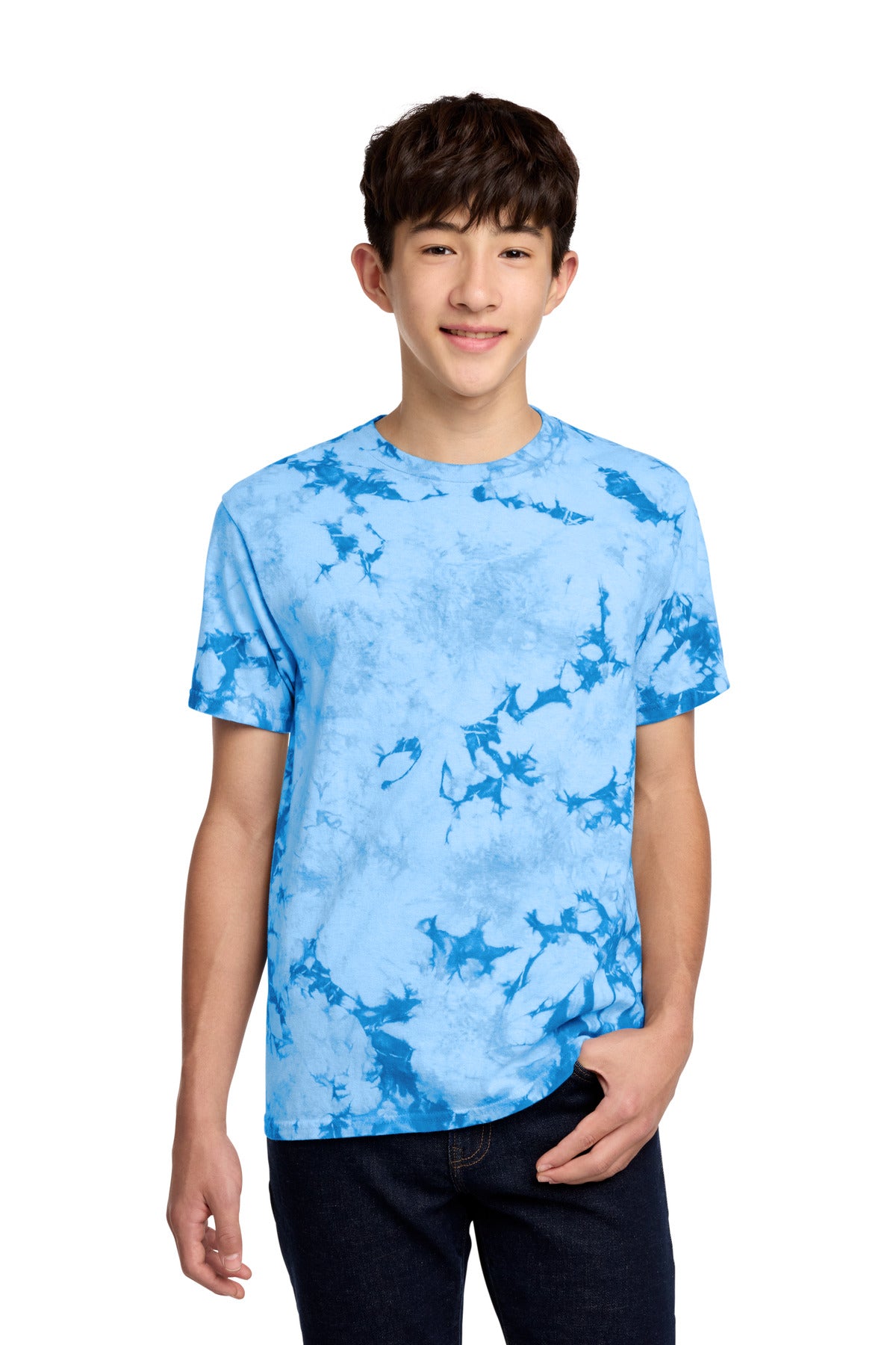 Port & Co™ Youth Crystal Tie-Dye Tee