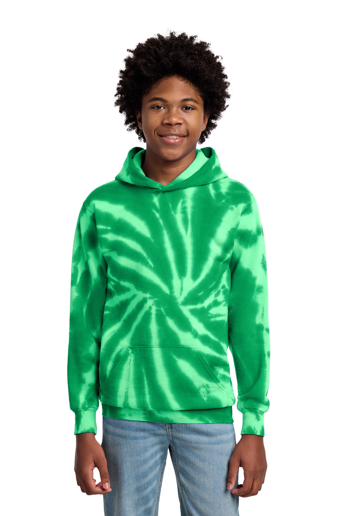 Port & Co™ Youth Tie-Dye Pullover Hooded Sweatshirt