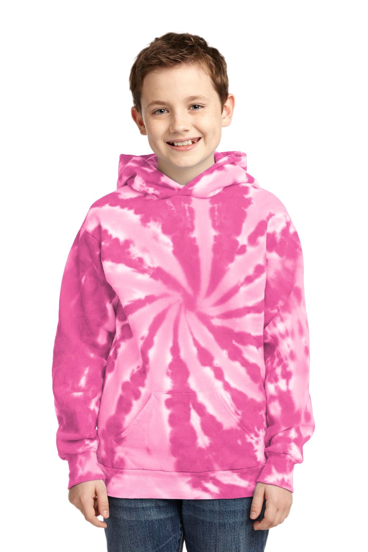 Port & Company? Youth Tie-Dye Pullover Hooded Sweatshir