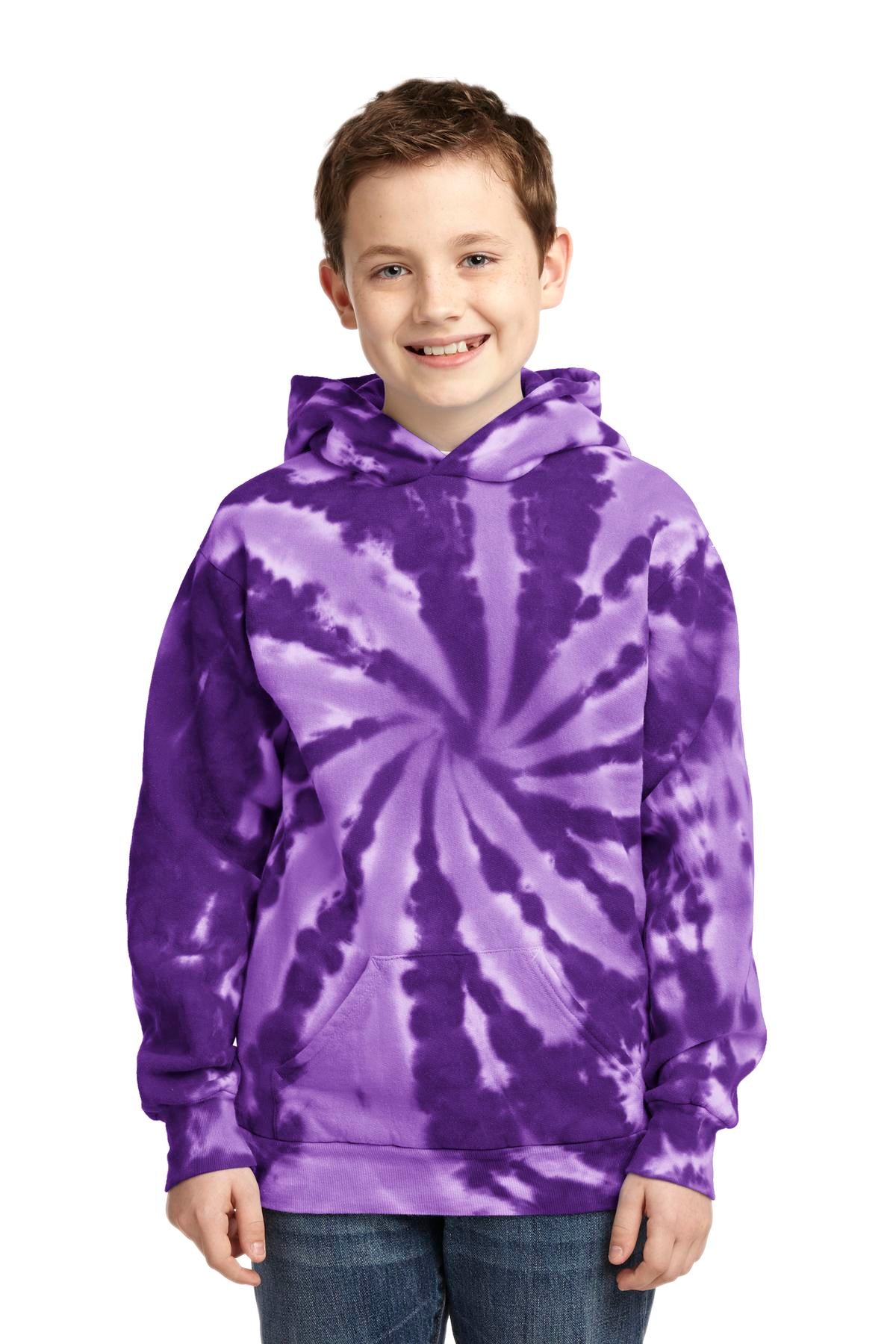 Port & Company? Youth Tie-Dye Pullover Hooded Sweatshir