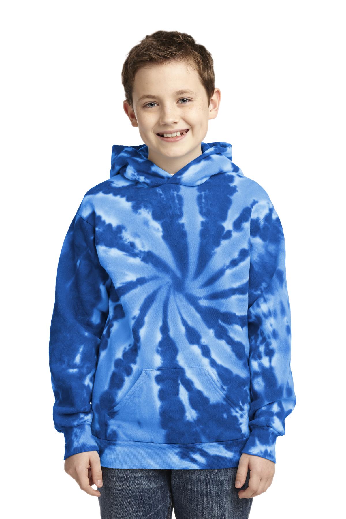 Port & Company? Youth Tie-Dye Pullover Hooded Sweatshir