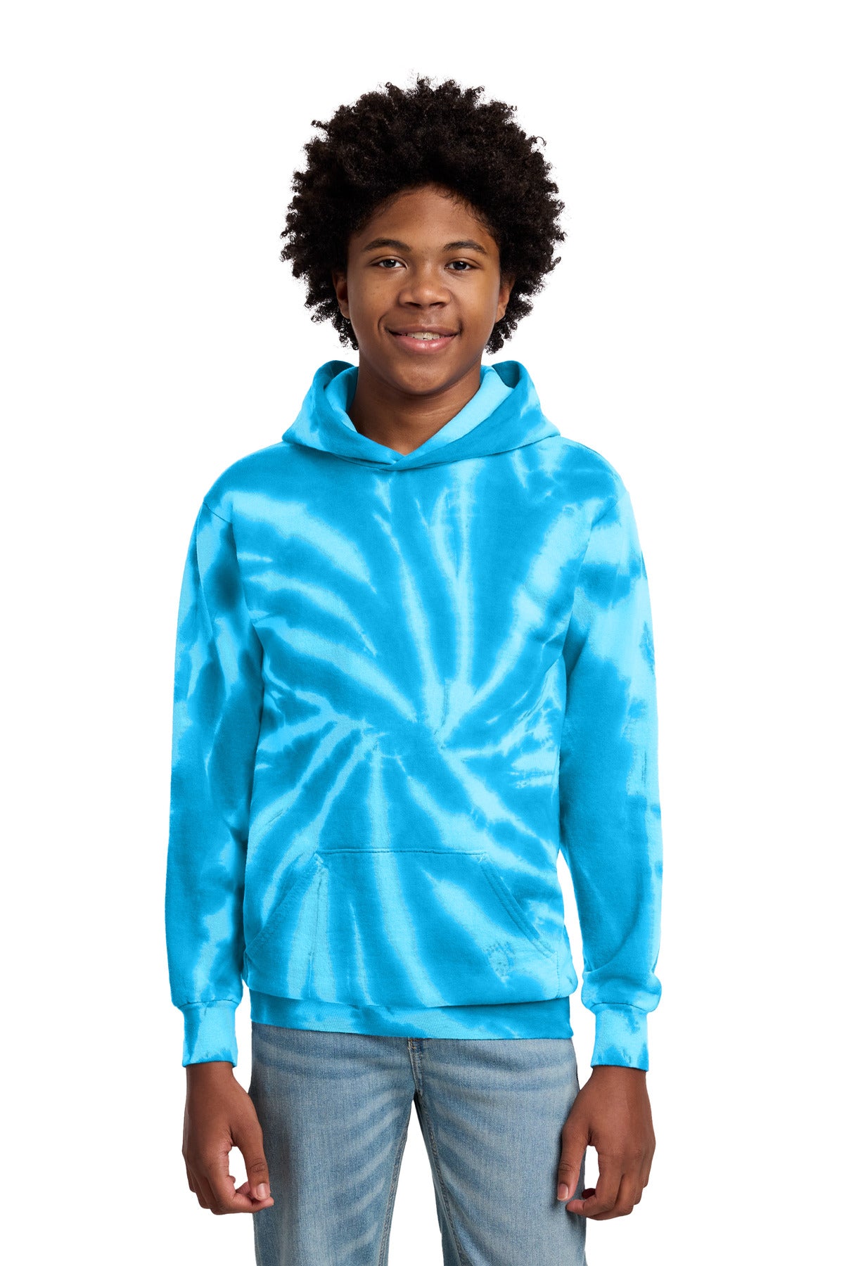 Port & Co™ Youth Tie-Dye Pullover Hooded Sweatshirt