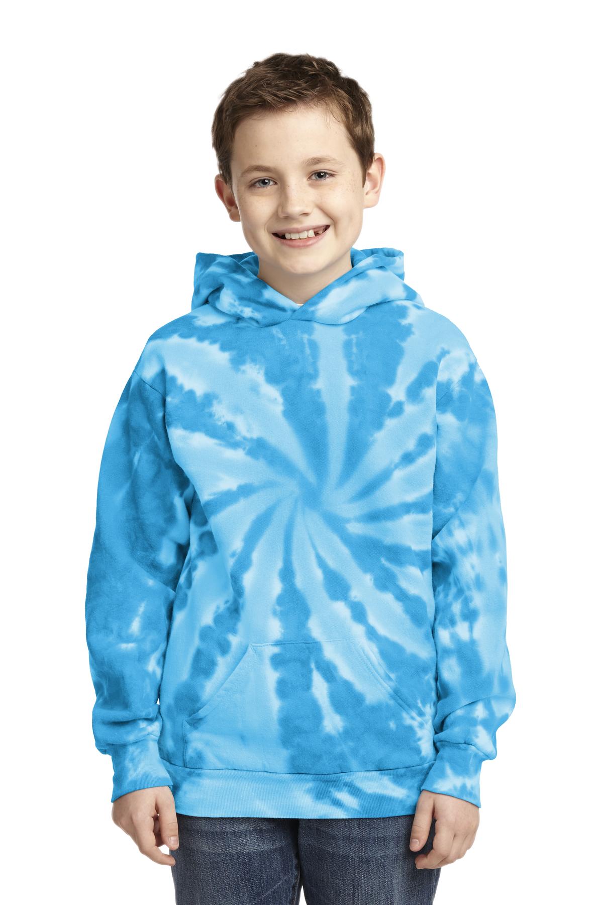 Port & Company? Youth Tie-Dye Pullover Hooded Sweatshir