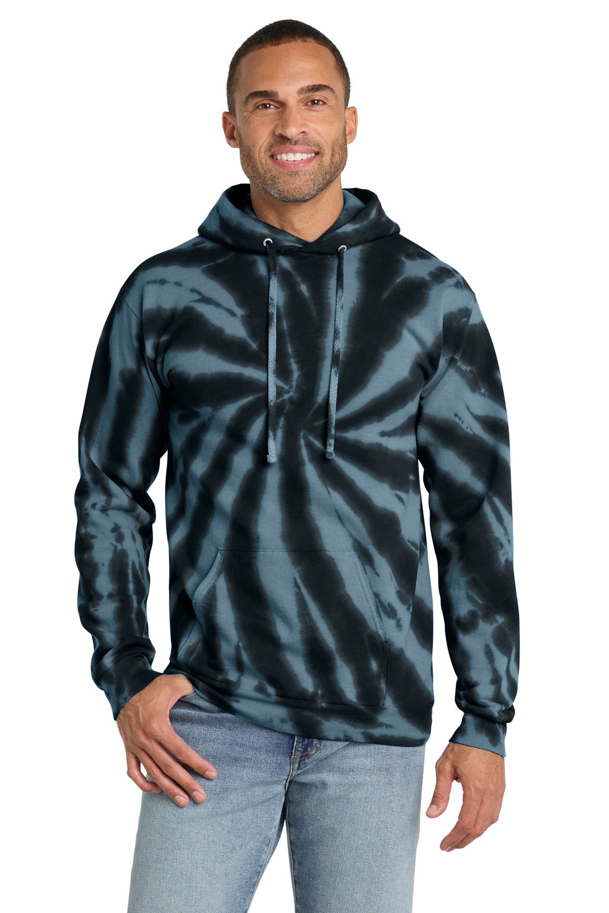 Port & Co™ Tie-Dye Pullover Hooded Sweatshirt