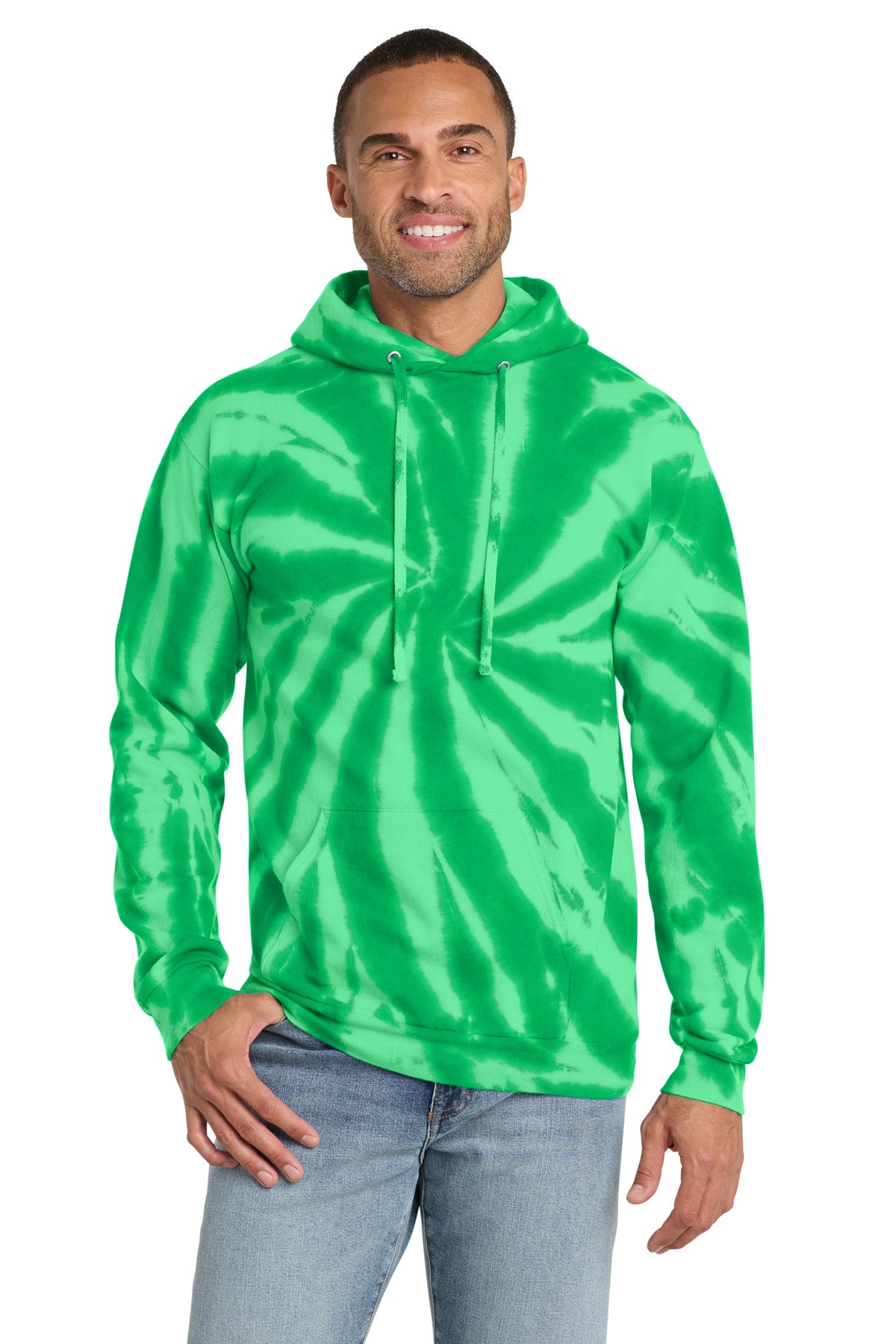 Port & Co™ Tie-Dye Pullover Hooded Sweatshirt